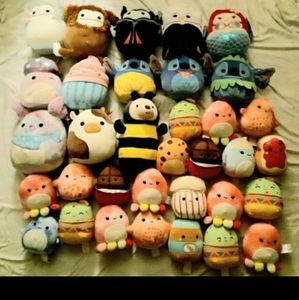 34 Disney food and others Squishmallow Bundle  5"
